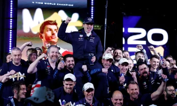 Verstappen se recibió de figura en Las Vegas Verstappen se recibió de figura en Las Vegas