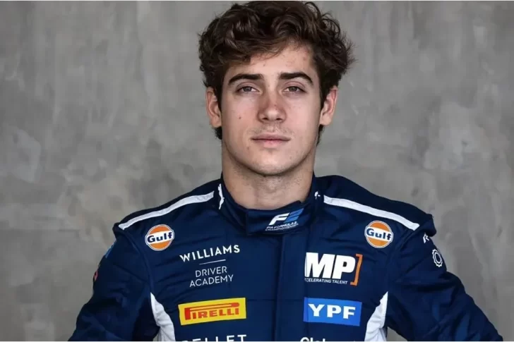 Franco Colapinto firmó contrato con una plataforma de streaming