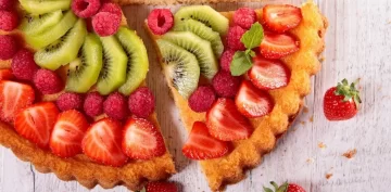 Receta de tarta de frutas con crema diplomata: fácil y riquísima Receta de tarta de frutas con crema diplomata: fácil y riquísima