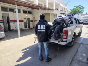 Inspeccionan un taller y secuestran motos con el chasis y motor adulterados Inspeccionan un taller y secuestran motos con el chasis y motor adulterados