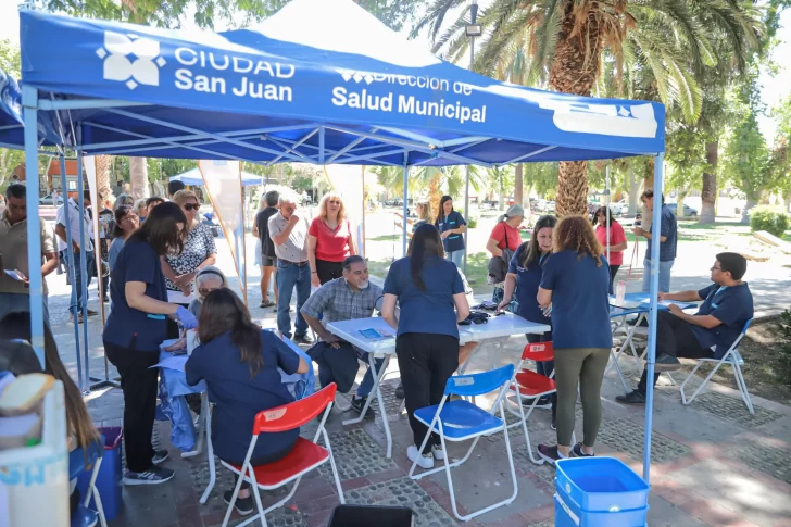 Campamento Sanitario en Plaza Di Stéfano: atención gratuita para vecinos Campamento Sanitario en Plaza Di Stéfano: atención gratuita para vecinos