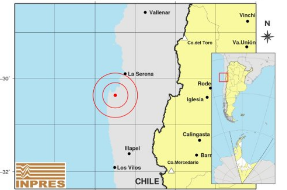 Fuerte sismo en Chile se sintió en San Juan