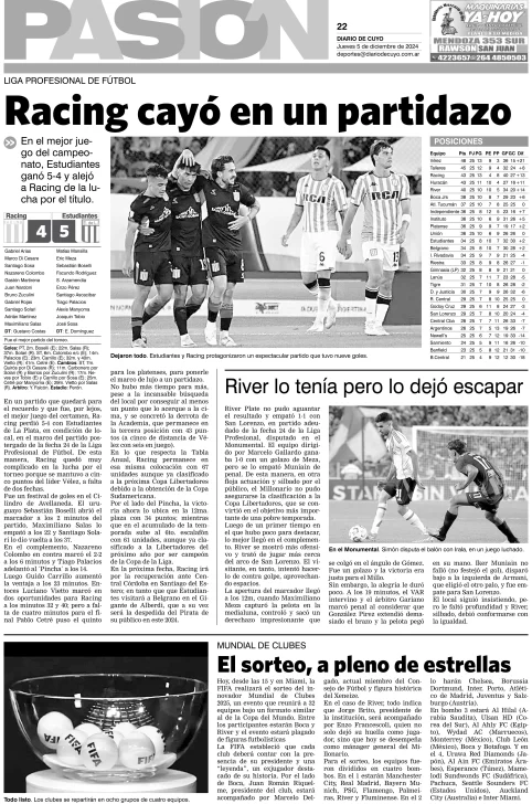 Tapa Pasión 05 de Diciembre de 2024