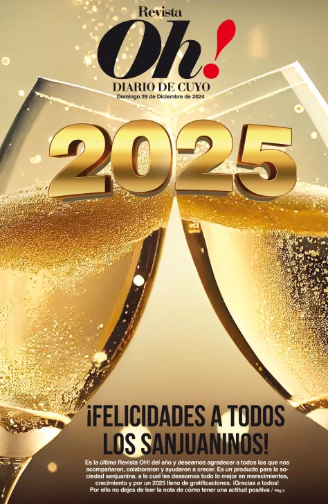 Tapa Revista Oh! 29 de Diciembre de 2024