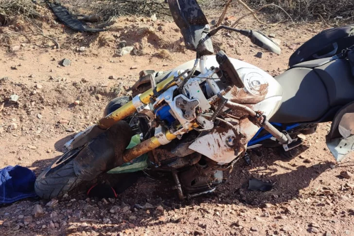 Pasó de largo en moto en una curva de la Ruta 141 y tuvo un trágico fin