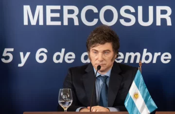 Javier Milei dijo que el Mercosur “está agotado” Javier Milei dijo que el Mercosur “está agotado”