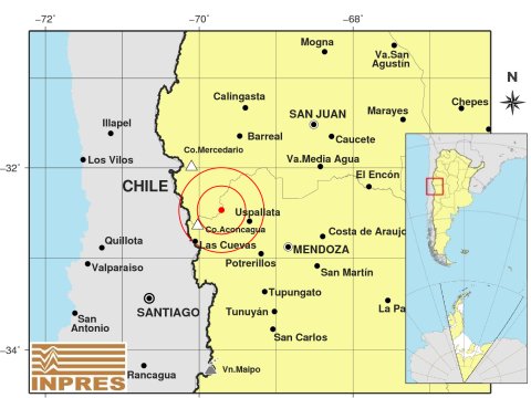 Nuevo sismo en San Juan: 3,9° de Magnitud Nuevo sismo en San Juan: 3,9° de Magnitud