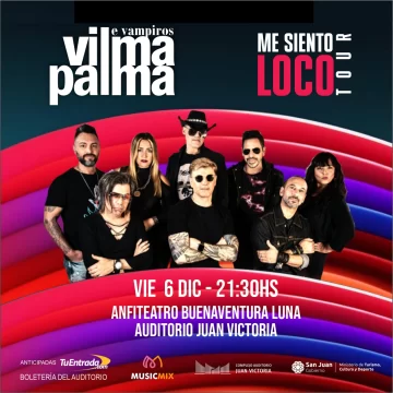 Vilma Palma en San Juan: cuándo actúa y dónde conseguir las entradas Vilma Palma en San Juan: cuándo actúa y dónde conseguir las entradas