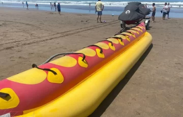 El paseo en banana en Mardel cuesta $20 mil