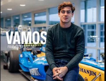 Primer día de Franco Colapinto como piloto de la escudería Alpine Primer día de Franco Colapinto como piloto de la escudería Alpine