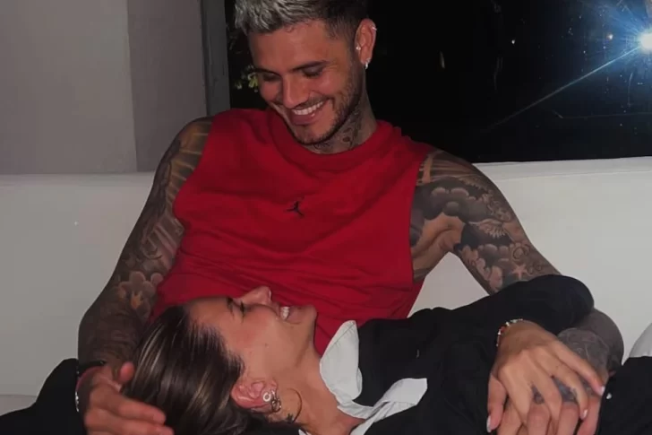 Mauro Icardi y la China Suárez, románticos en la intimidad