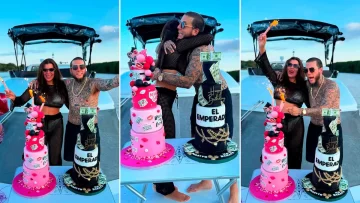 El excéntrico cumpleaños de Charlotte y Alex Caniggia a bordo de un yate El excéntrico cumpleaños de Charlotte y Alex Caniggia a bordo de un yate