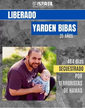 Hamás liberó al padre de los niños argentinos tras casi 500 días de cautiverio