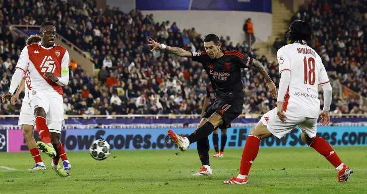 Ganó el Benfica, con Di María y Otamendi