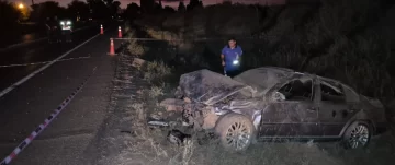 Volvía a su casa luego de una juntada con amigos y perdió la vida al volcar en auto Volvía a su casa luego de una juntada con amigos y perdió la vida al volcar en auto