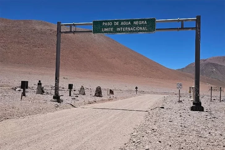 Por alerta de tormentas en la zona cordillerana cerraron preventivamente el Paso de Agua Negra
