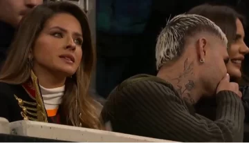 Debut de la China Suárez junto a Mauro Icardi en un partido del Galatasaray Debut de la China Suárez junto a Mauro Icardi en un partido del Galatasaray