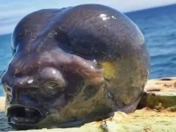 Un fotógrafo ruso encontró un extraño pez con forma de alien y generó revuelo en redes Un fotógrafo ruso encontró un extraño pez con forma de alien y generó revuelo en redes