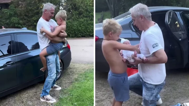 Marley mostró el emotivo encuentro entre sus hijos Mirko y Milenka