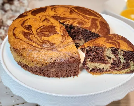 Receta de bizcochuelo marmolado casero: cómo preparar un clásico para las meriendas