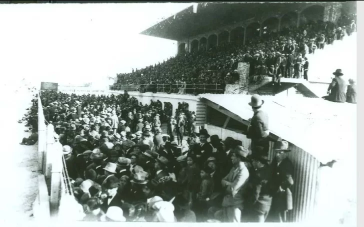 La inauguración del estadio del Parque de Mayo