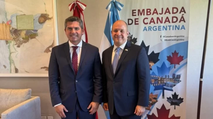 El gobernador Orrego se reunió con el embajador de Canadá en Argentina El gobernador Orrego se reunió con el embajador de Canadá en Argentina