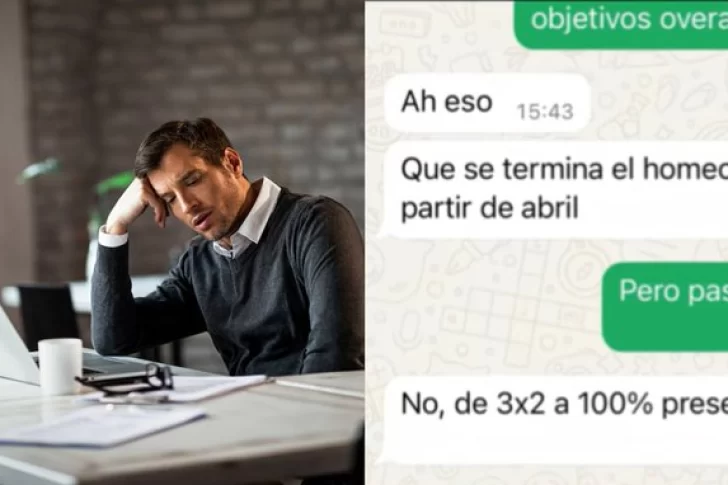 Su jefe le sacó el home office de un día para el otro y él tomó una drástica decisión
