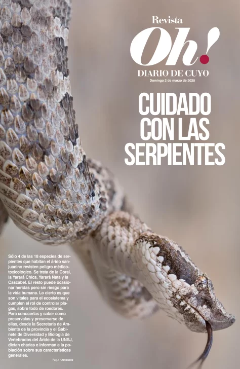 Tapa Revista Oh! 02 de Marzo de 2025