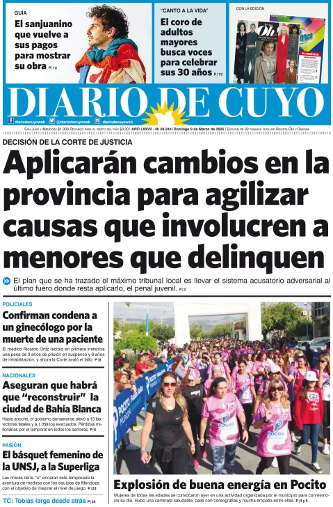 Tapa Edición 09 de Marzo de 2025