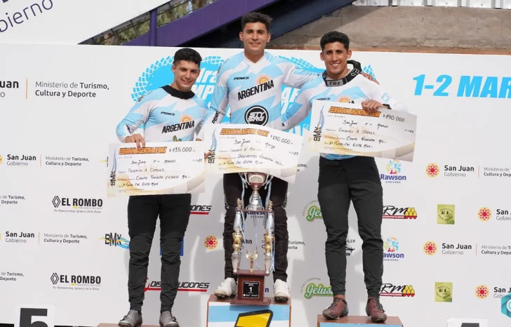 “Chalo” Molina se impuso ayer en el patio de su casa