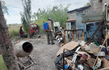 Desinfección de hogares en Sarmiento