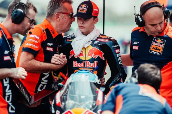 Perrone, el “europibe” de Moto3