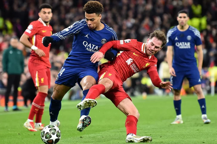 El PSG sorprendió al Liverpool