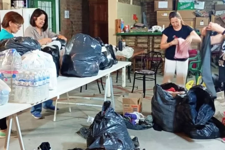 El temporal de lluvia en Jáchal movilizó la solidaridad de todos los sanjuaninos