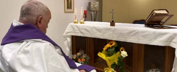 Francisco dijo que atraviesa “un momento de prueba” por su salud