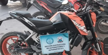Secuestran 3 motos que fueron sustraídas, entre ellas una costosa KTM Secuestran 3 motos que fueron sustraídas, entre ellas una costosa KTM