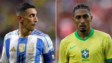 Di María cruzó a Raphinha por las provocaciones ante el choque entre Argentina y Brasil