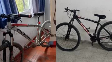 Dos allanamientos en Pocito arrojaron el hallazgo de dos bicicletas que habían sido robadas Dos allanamientos en Pocito arrojaron el hallazgo de dos bicicletas que habían sido robadas