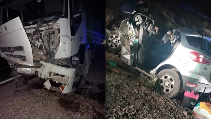 Al menos tres muertos por el choque entre un camión y una camioneta en Mendoza