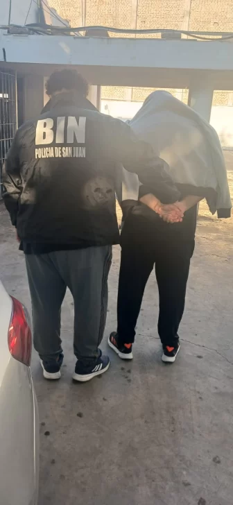 Detuvieron a “El Pelado”, un delincuente con pedido de captura en San Juan