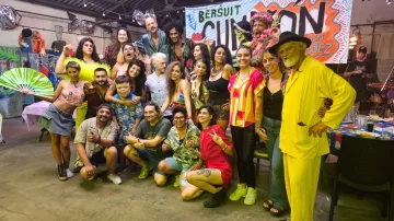 Una artista sanjuanina, con Bersuit y La Delio