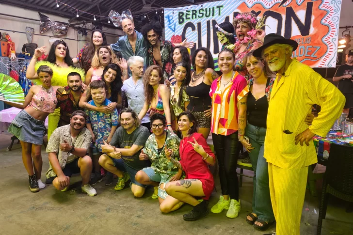 Una artista sanjuanina, con Bersuit y La Delio