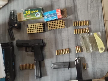 Cayó con 2 armas y 138 proyectiles