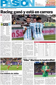 Tapa Pasión 15 de Abril de 2025