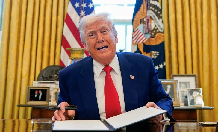 Día de locos tras el giro de Trump por los aranceles