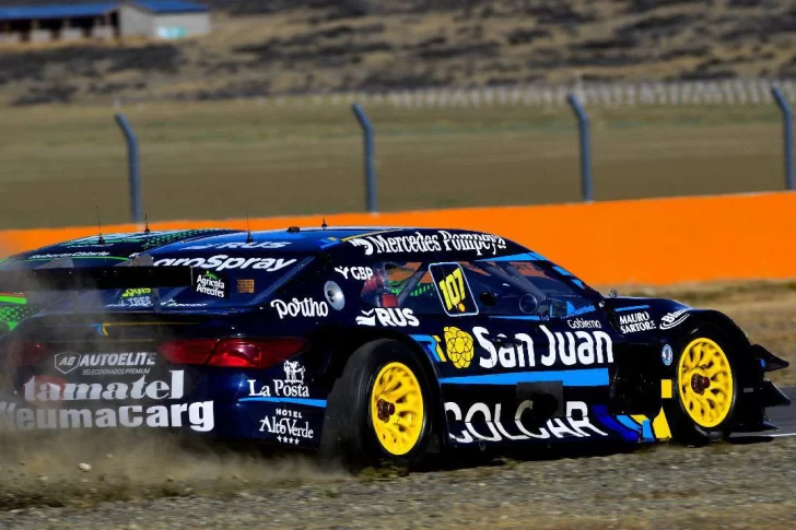 Martínez sale a pista