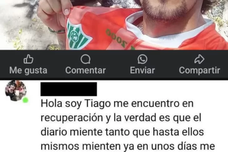 Se fue del hospital el joven que casi murió de un tiro, sin aclarar si disparó su amigo