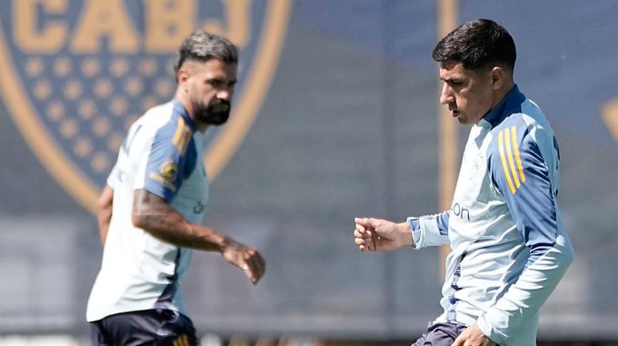 Dos titulares de Boca se entrenaron diferenciado y están en duda para el Superclásico