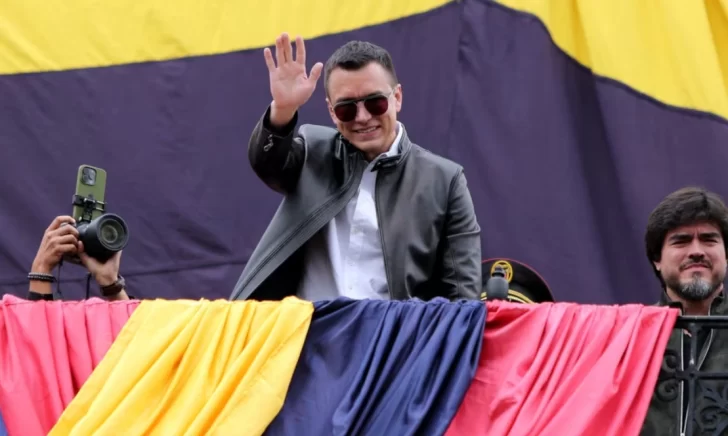 Ecuador: Noboa se impuso con 12 puntos de ventaja a la candidata correísta y logró la reelección hasta 2029