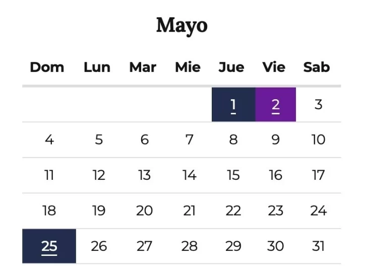 El Gobierno decidió qué sucede este 2 de mayo, ¿feriado o no laborable? El Gobierno decidió qué sucede este 2 de mayo, ¿feriado o no laborable?